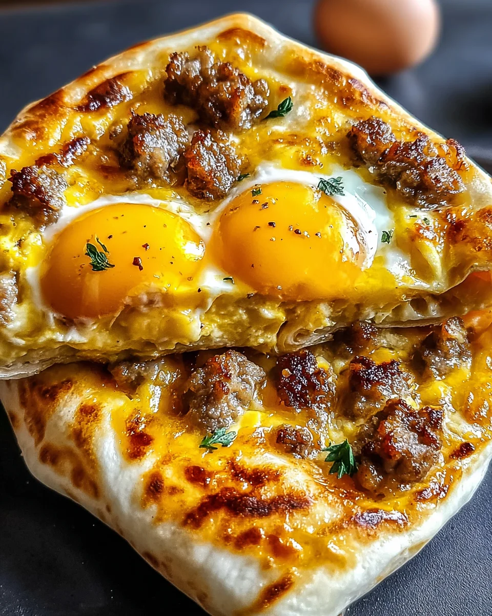 Sausage Egg and Cheese Breakfast Roll-Ups