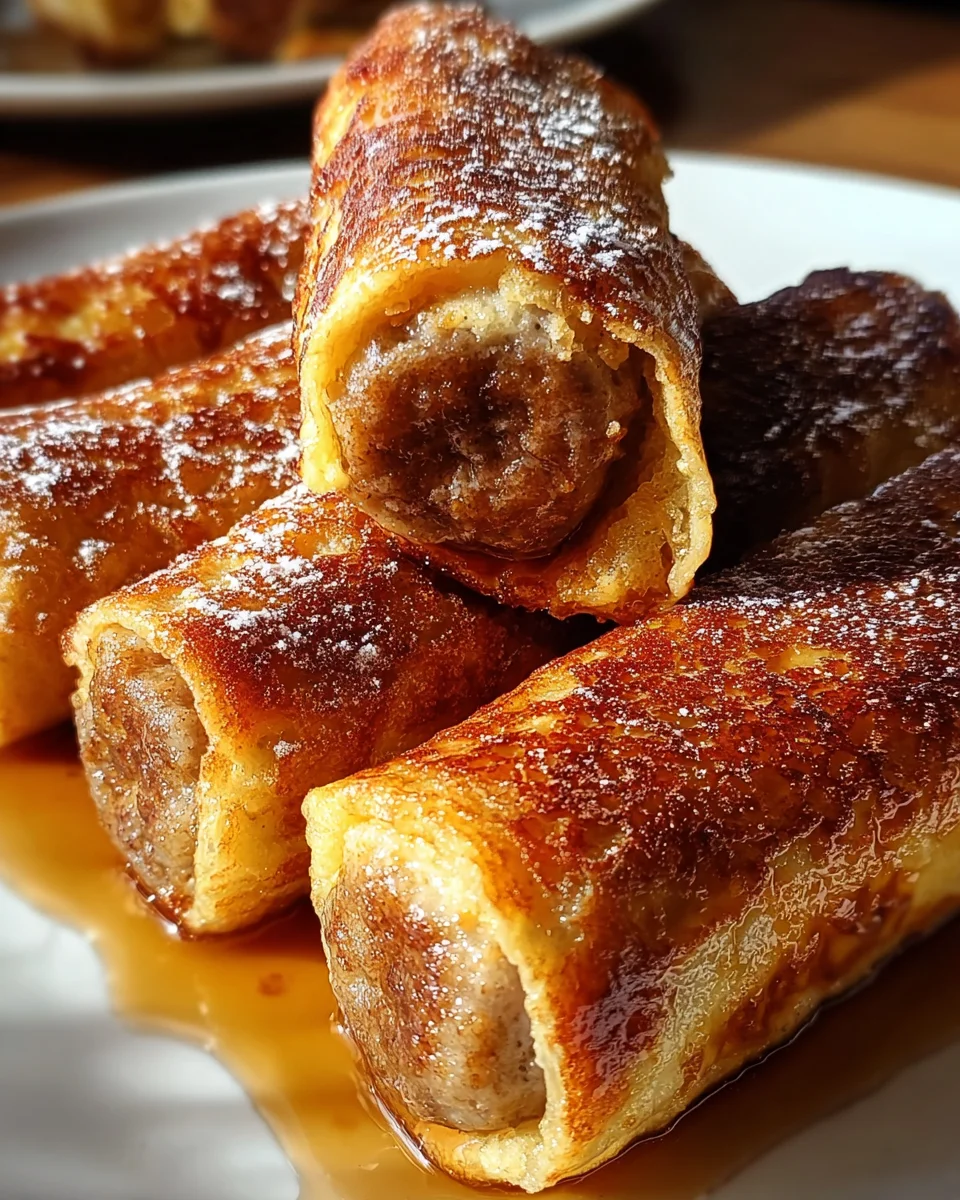 Sausage French Toast Roll-Ups Recipe