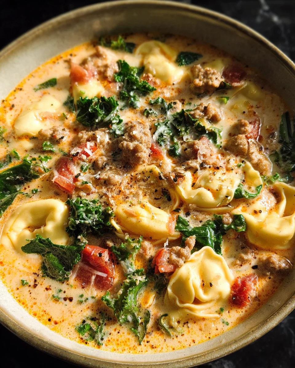 Sausage Tortellini Soup
