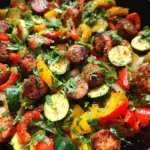 Sausage and Veggies Skillet - 30 Minute, One-Pan Meal