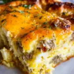 Savory Breakfast Sausage and Cheese Casserole Recipe