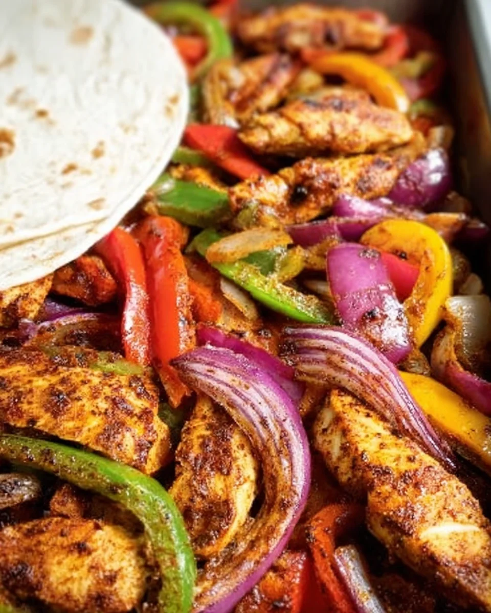 Sheet Pan Chicken Fajitas