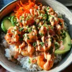 Shrimp Rice Bowls with Spicy Mayo