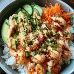 Shrimp Rice Bowls with Spicy Mayo