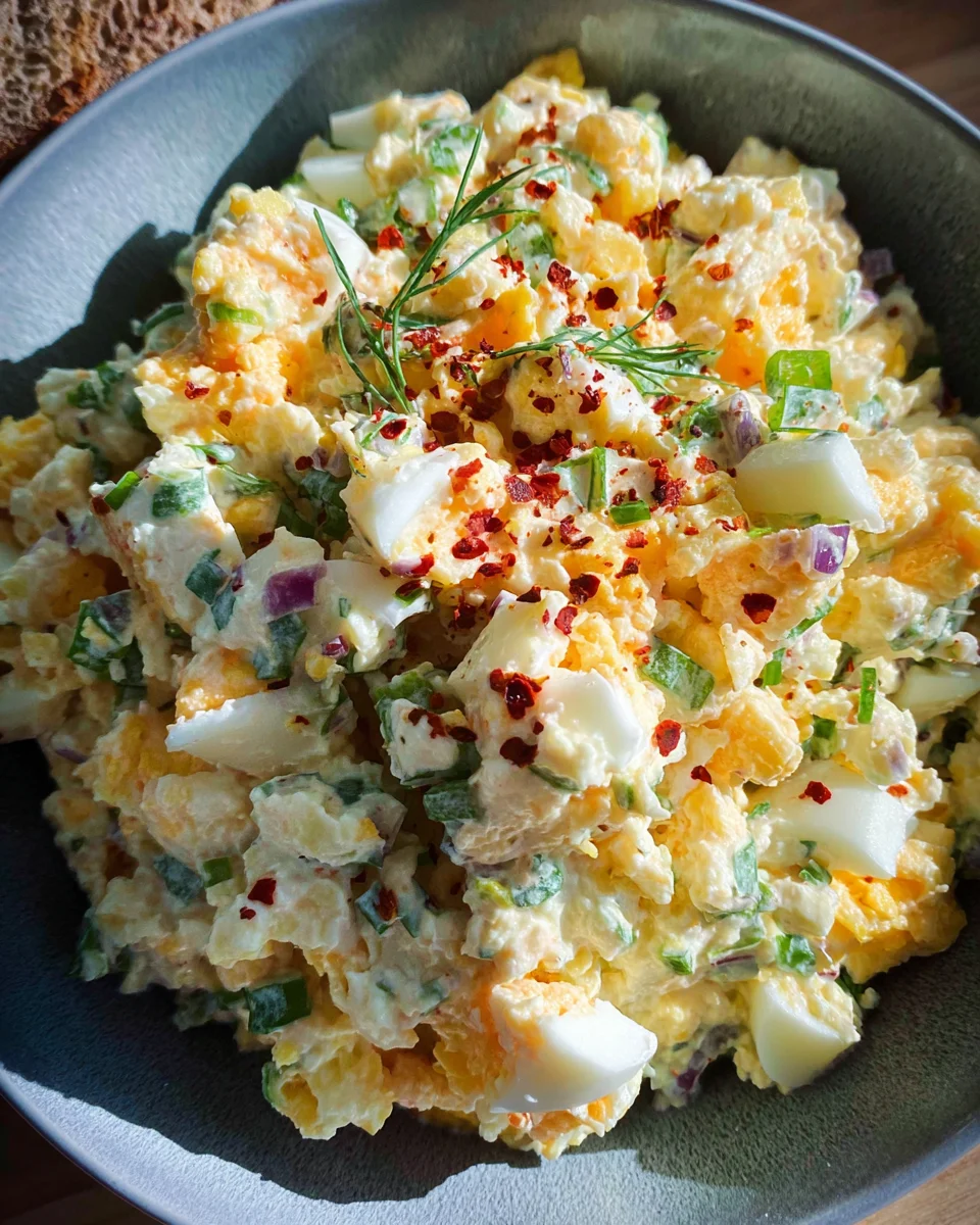Simple Cottage Cheese Egg Salad