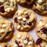 Soft-Baked White Chocolate Cranberry Cookies
