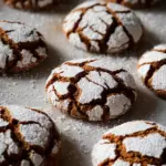 Soft and Spiced Gingerbread Crinkle Cookies