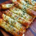 Sourdough Cheesy Breadsticks