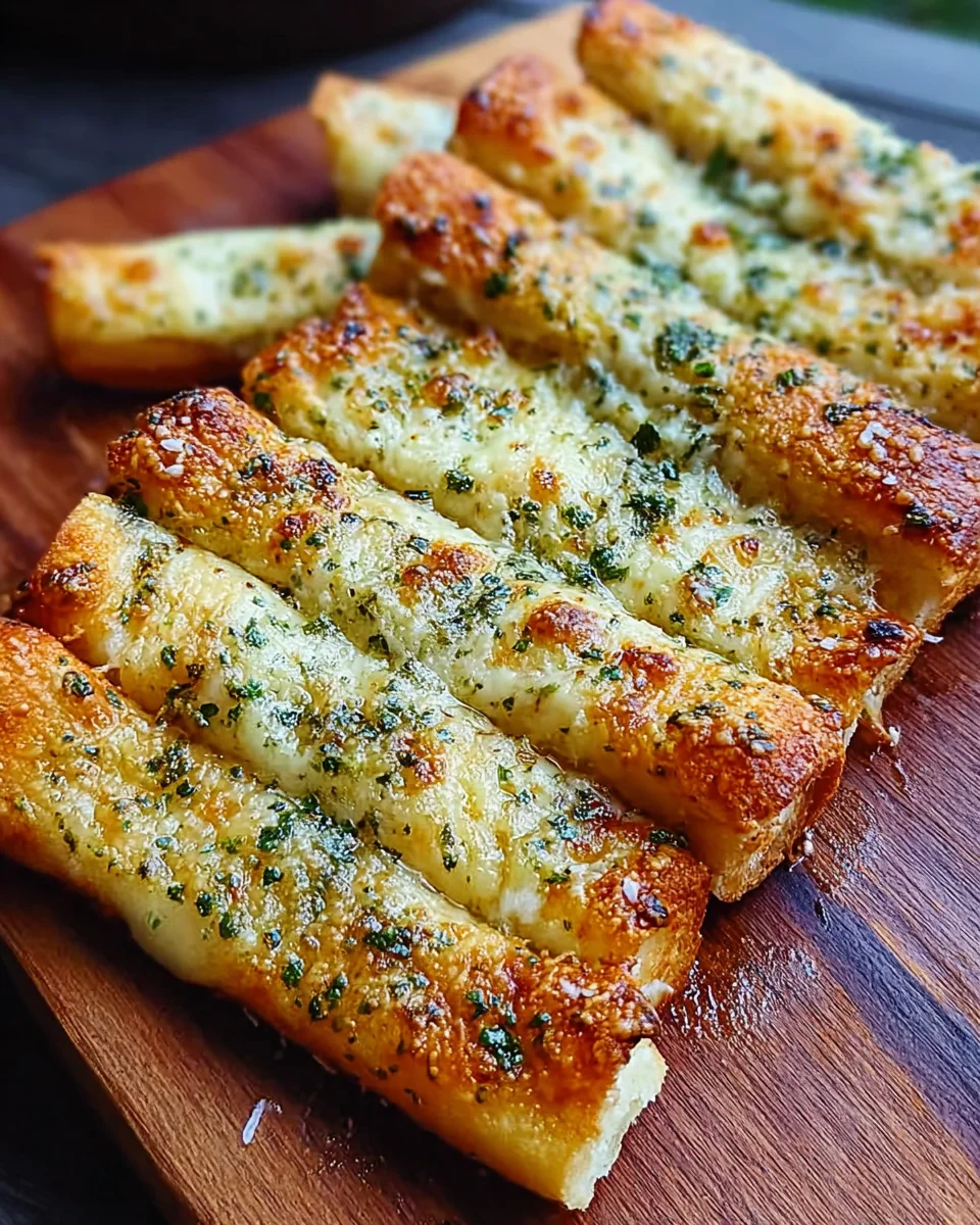 Sourdough Cheesy Breadsticks