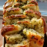 Sourdough Discard Garlic Pull Apart Bread