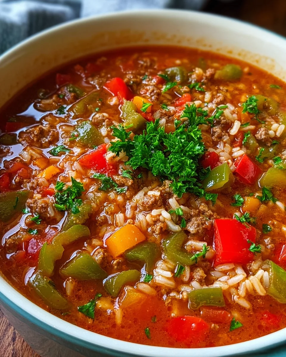 Stuffed Pepper Soup