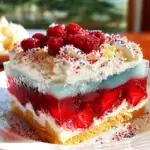 Summer Berry Jello Lasagna