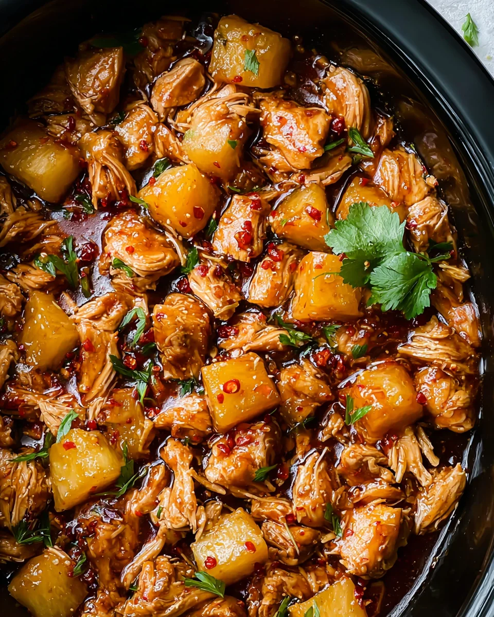 Sweet Hawaiian Crockpot Chicken