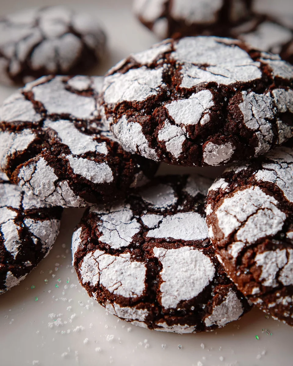 The BEST Chocolate Crinkle Cookies Recipe