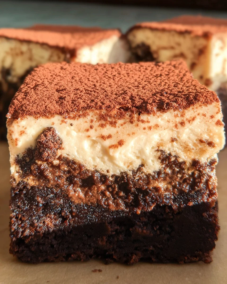 Tiramisu Brownies