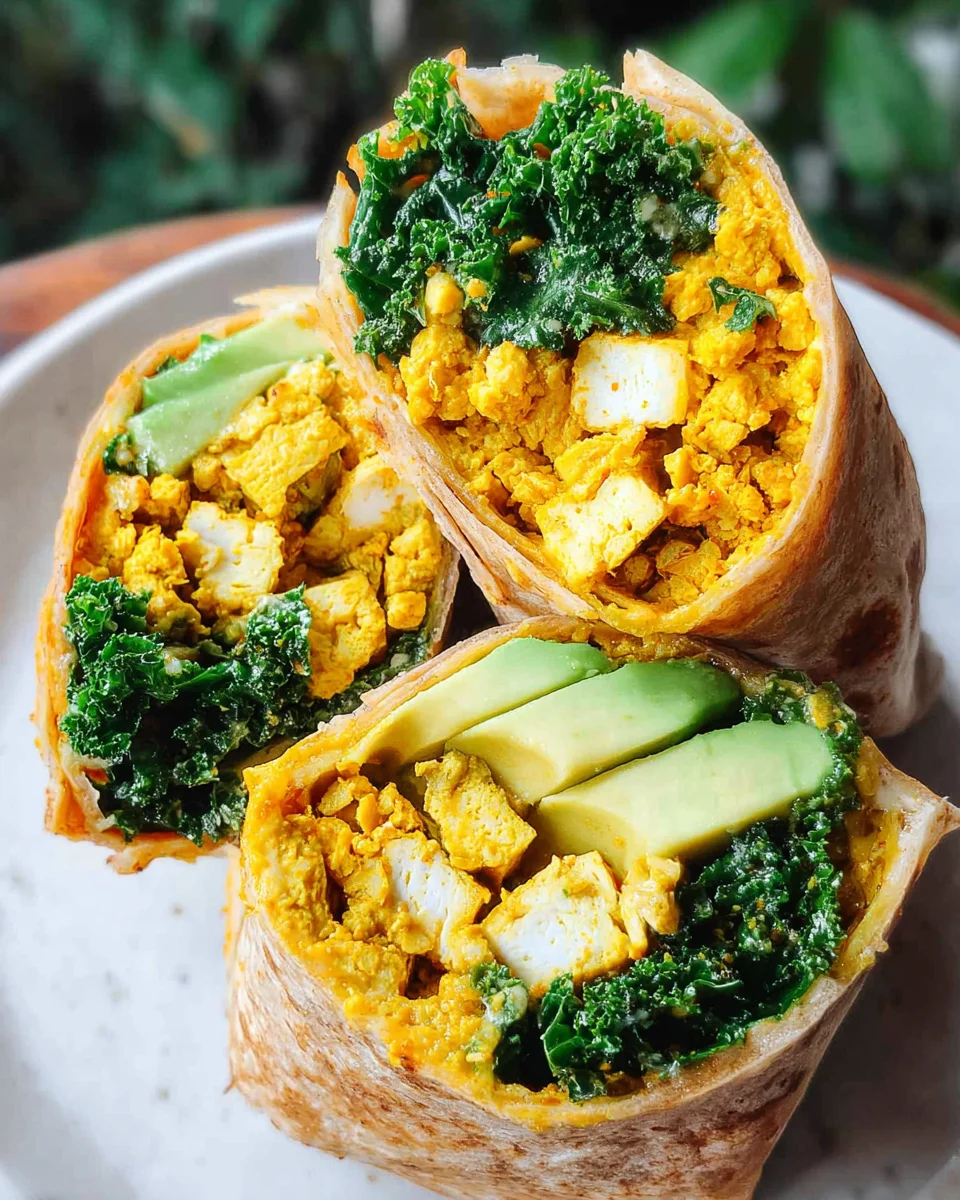 Tofu Scramble Wrap
