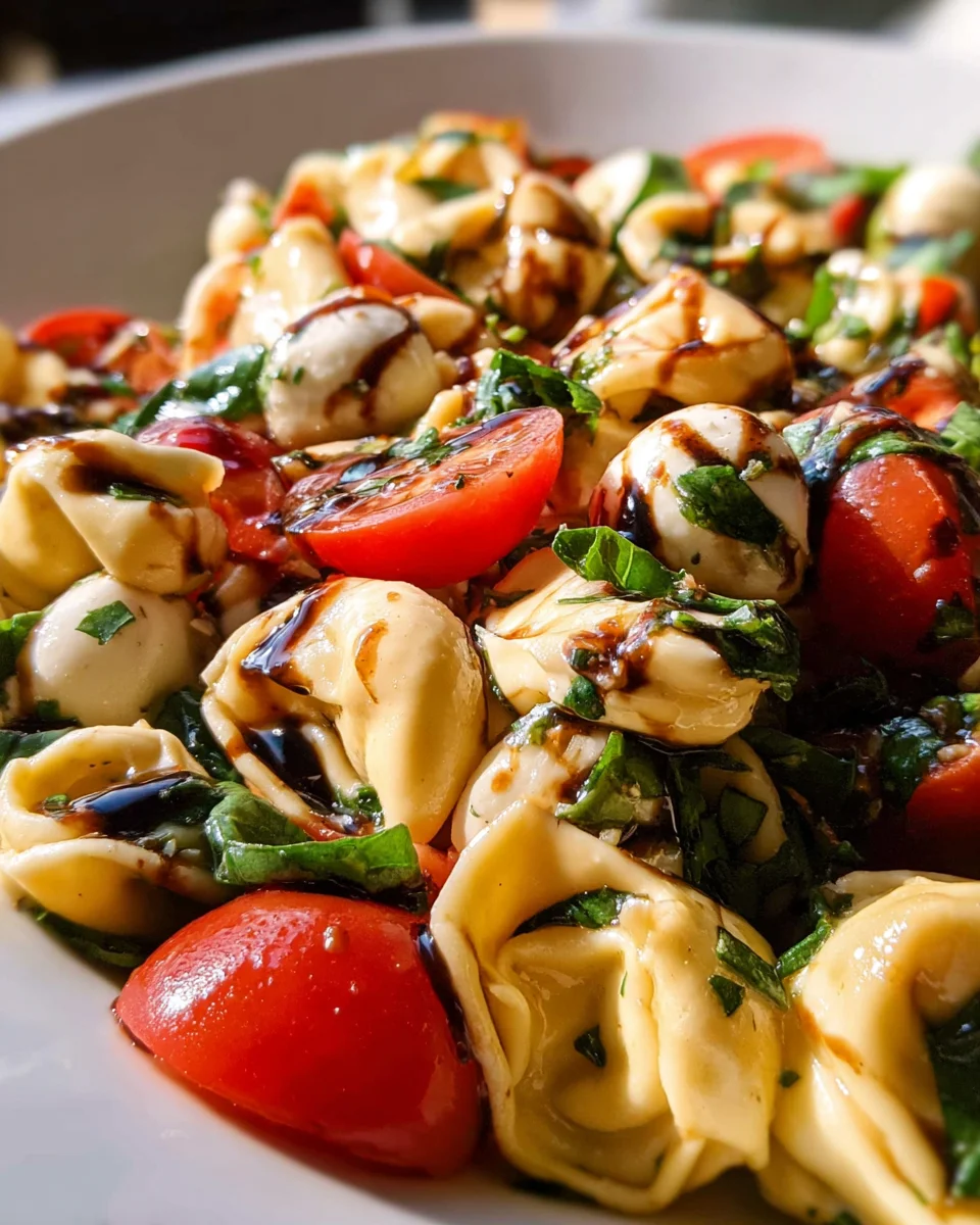 Tortellini Caprese Salad