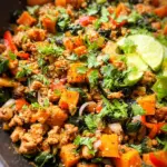 Turkey Sweet Potato Skillet