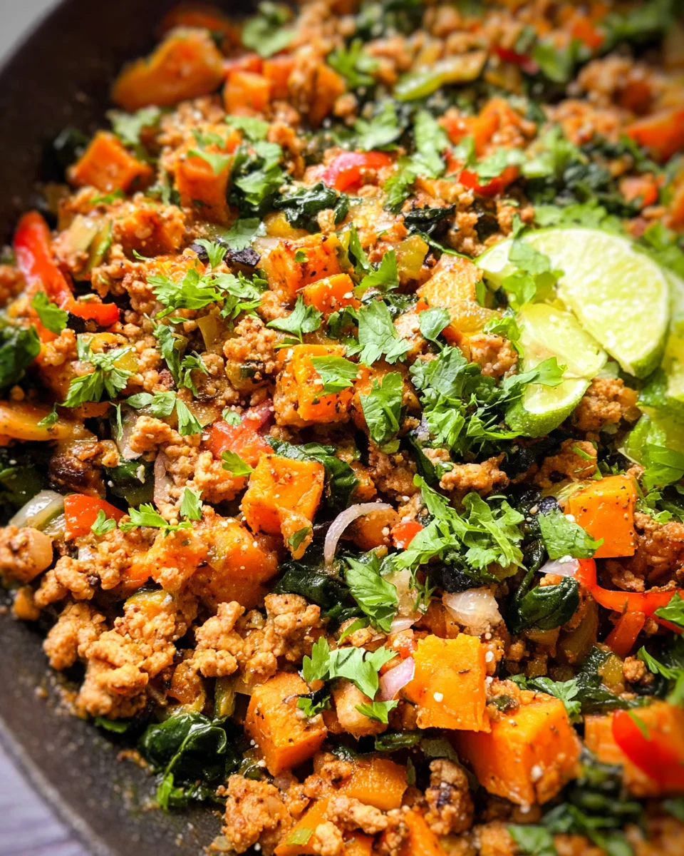 Turkey Sweet Potato Skillet