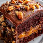Turtle Caramel Cake