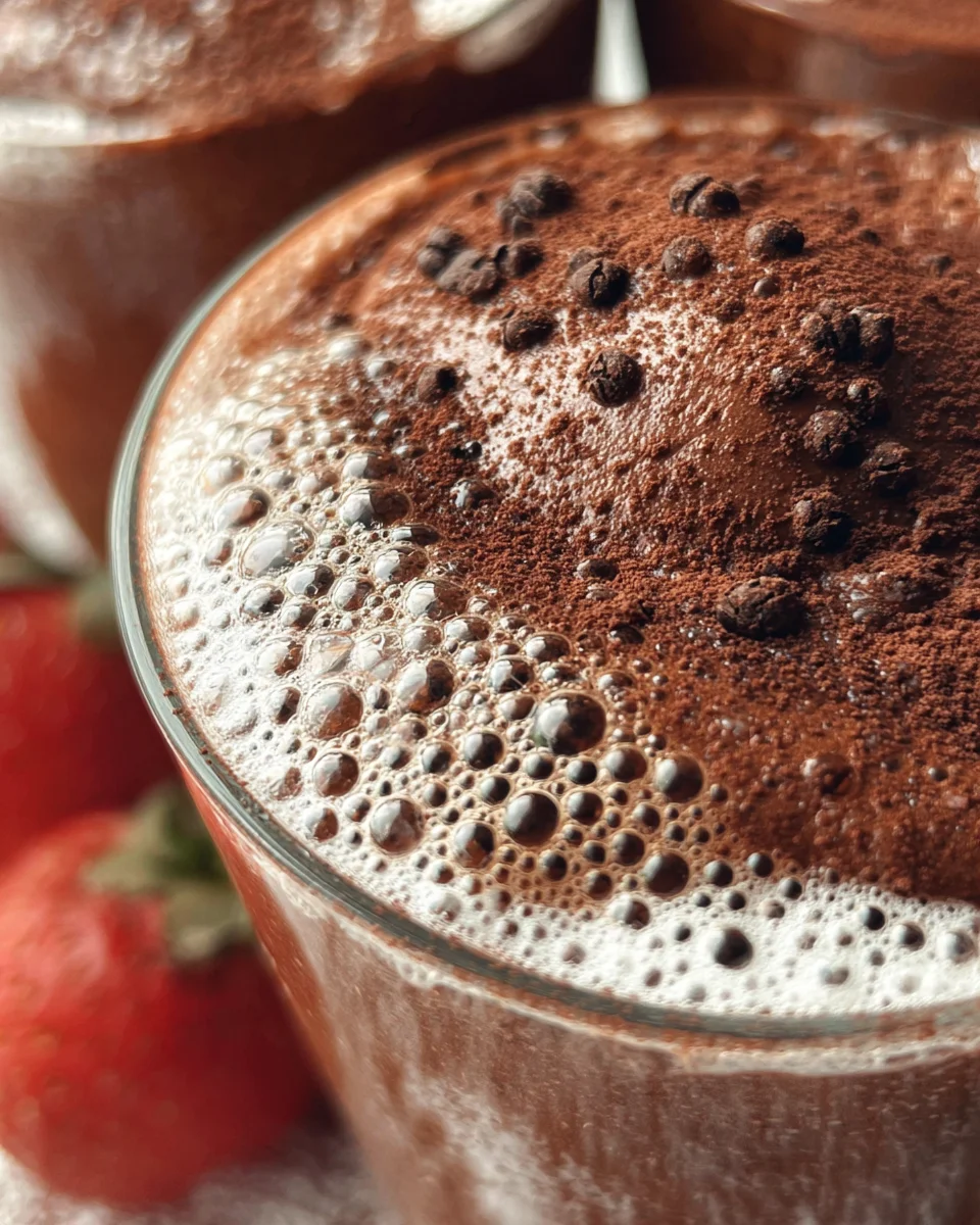 Vegan Chocolate Mousse with Aquafaba