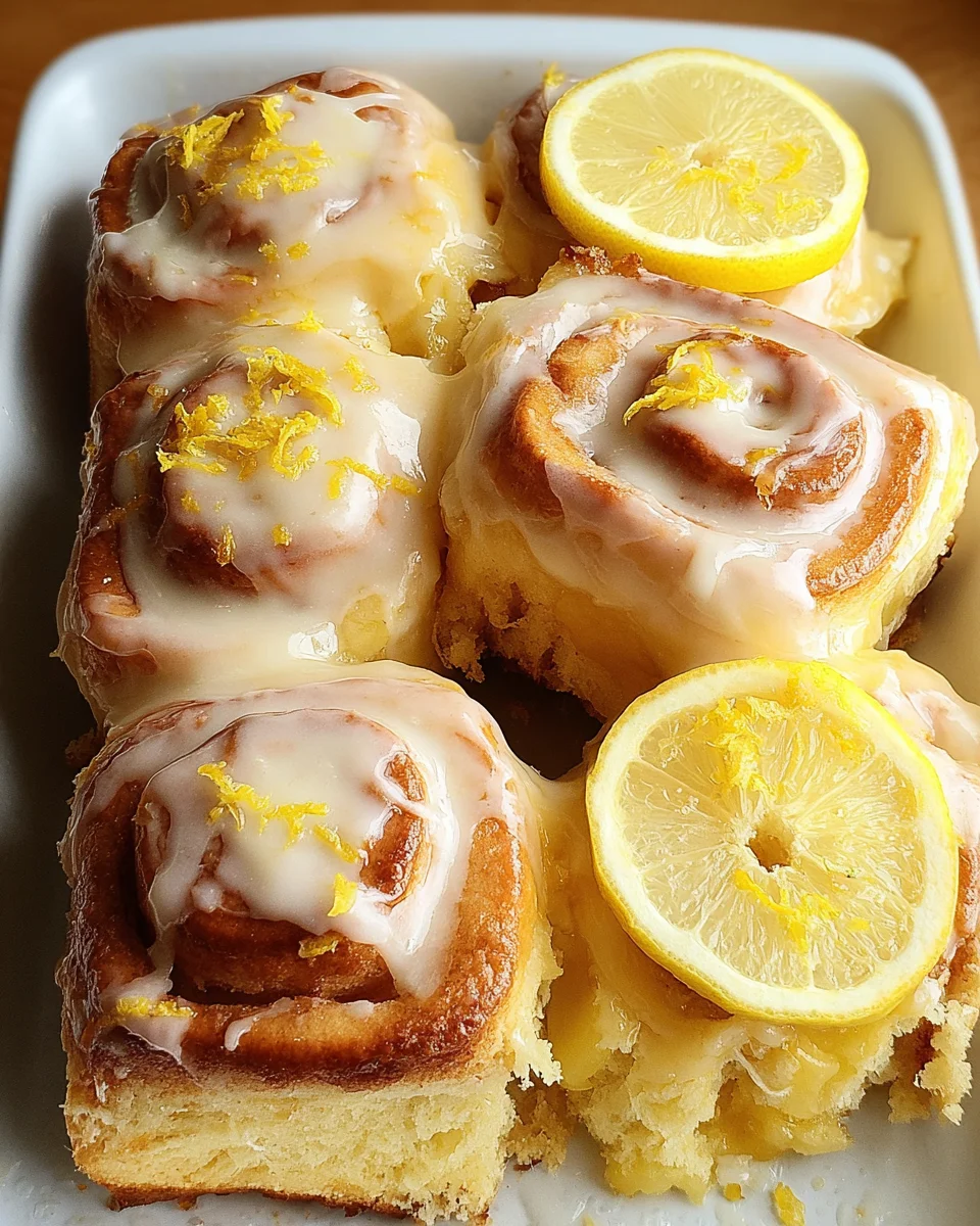 Vegan Lemon Sweet Rolls