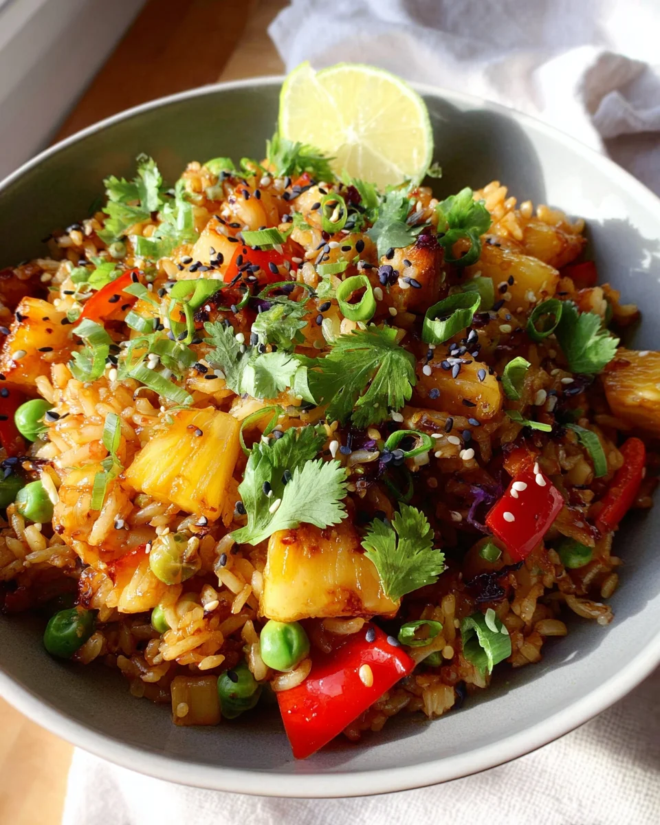 Vegan Pineapple Fried Rice