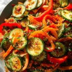 Viral Cucumber Pepper Salad