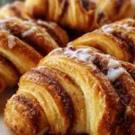 Warm Cinnamon Crescent Twists