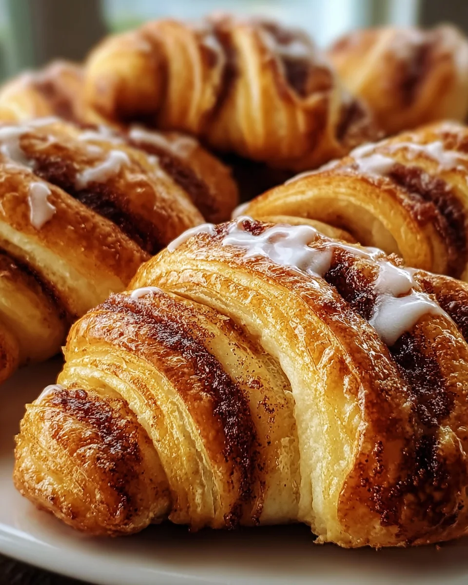 Warm Cinnamon Crescent Twists