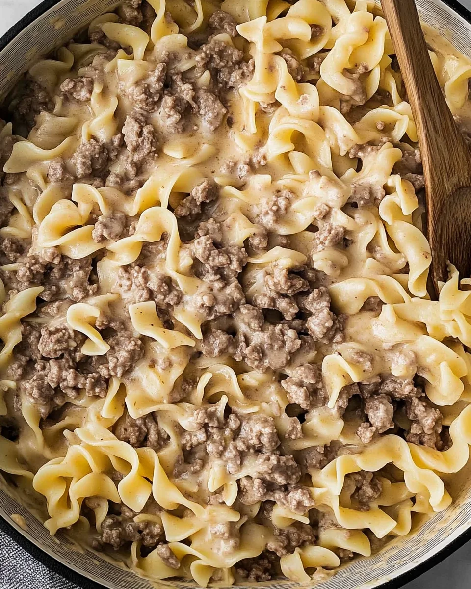 30-Minute Ground Beef Stroganoff