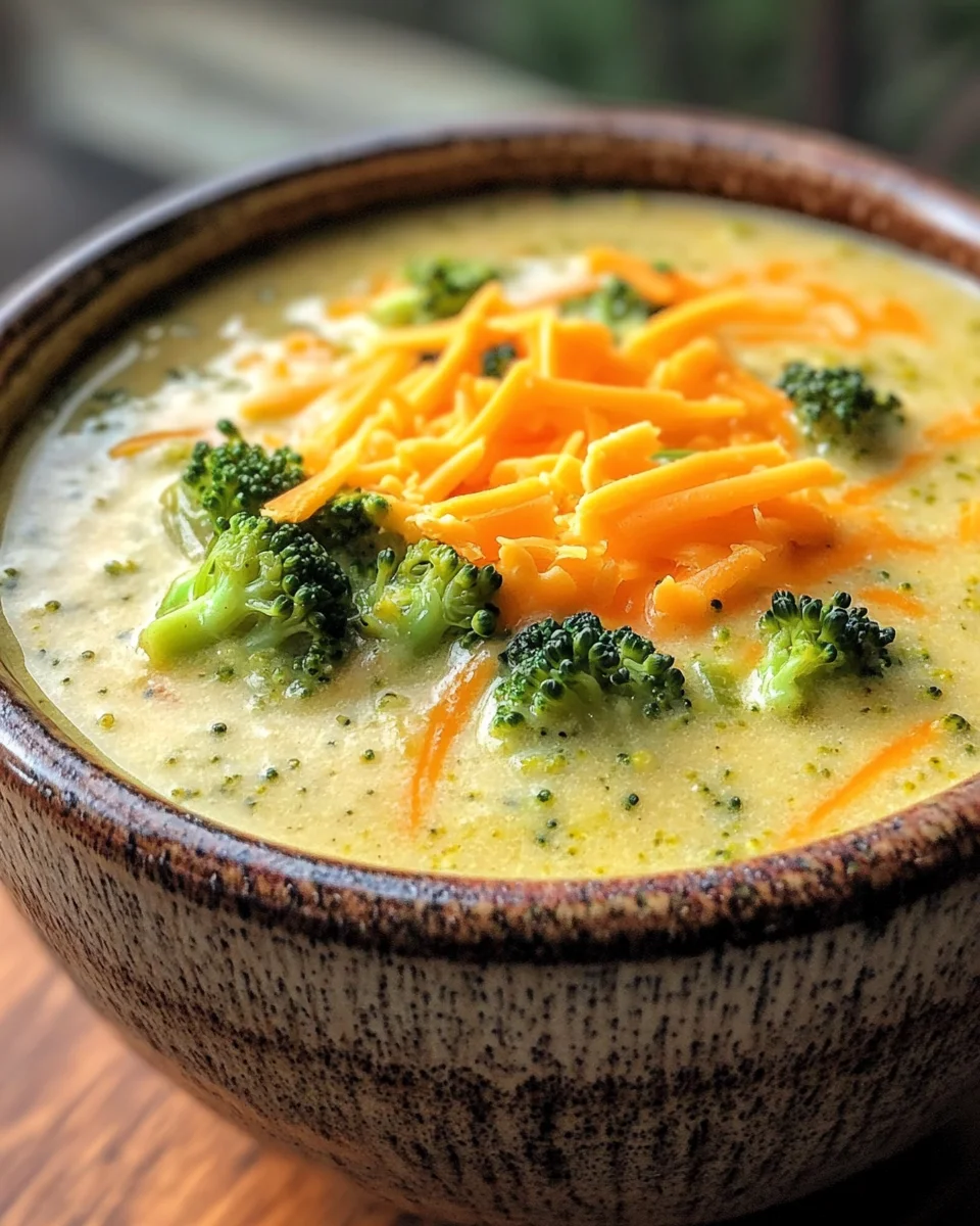 30 Minute Broccoli Cheddar Soup