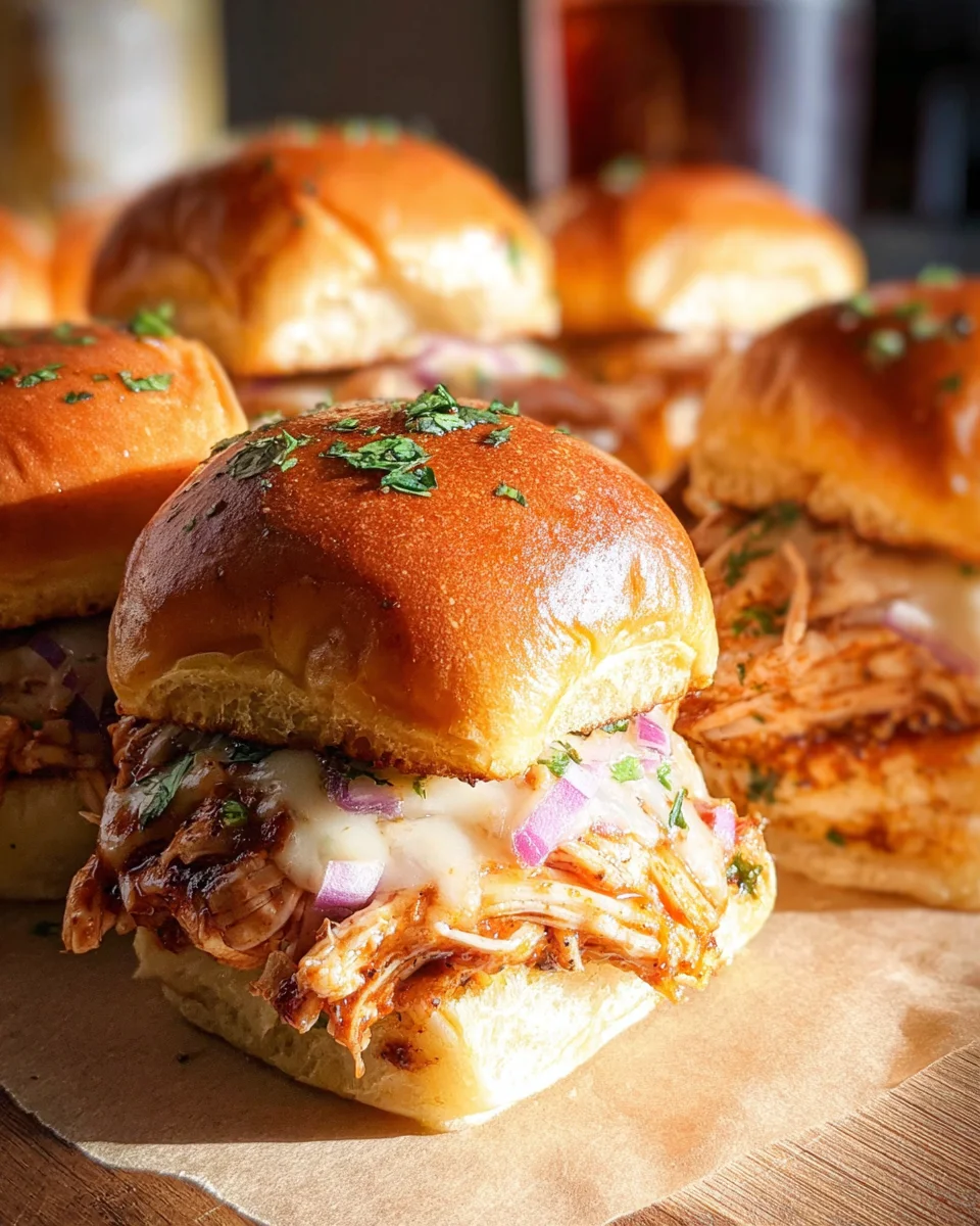 BBQ Chicken Sliders 26 BBQ Chicken Sliders