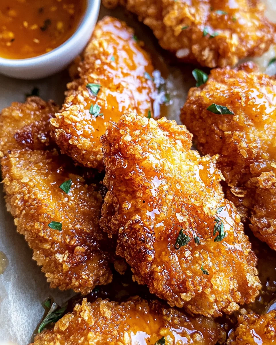 Baked Crunchy Hot Honey Chicken 30 Baked