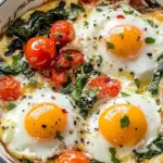 Baked Feta Eggs