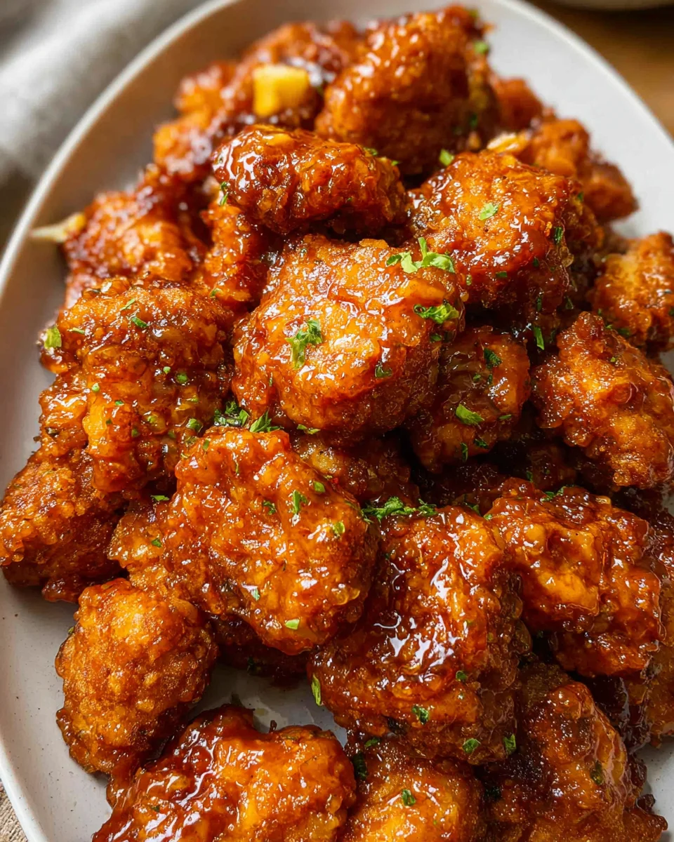 Baked Honey BBQ Chicken Bites