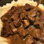 Best Ever Beef Tips & Gravy (Easy)