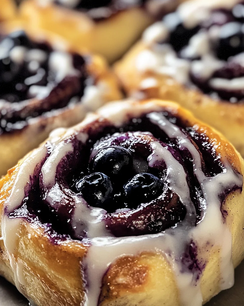 Blueberry Cinnamon Rolls 27 Blueberry Cinnamon Rolls