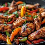 Bourbon Chicken on the Griddle