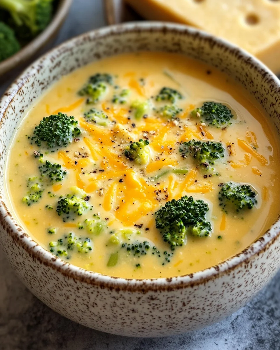 Broccoli Cheese Soup Recipe