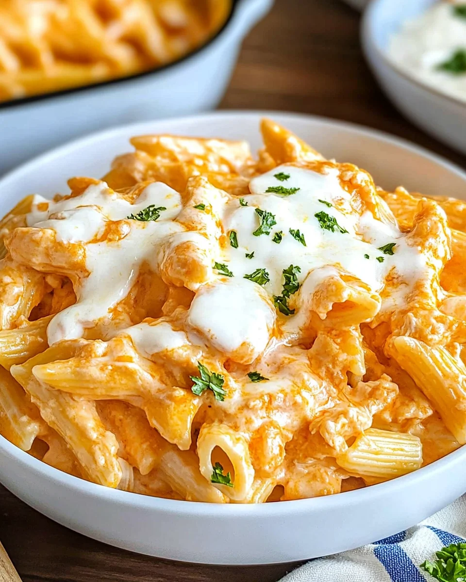 Buffalo Chicken Pasta Recipe
