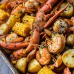 Cajun Seafood Boil with Garlic Butter Sauce