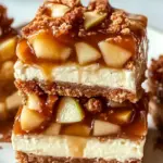 Caramel Apple Cheesecake Bars