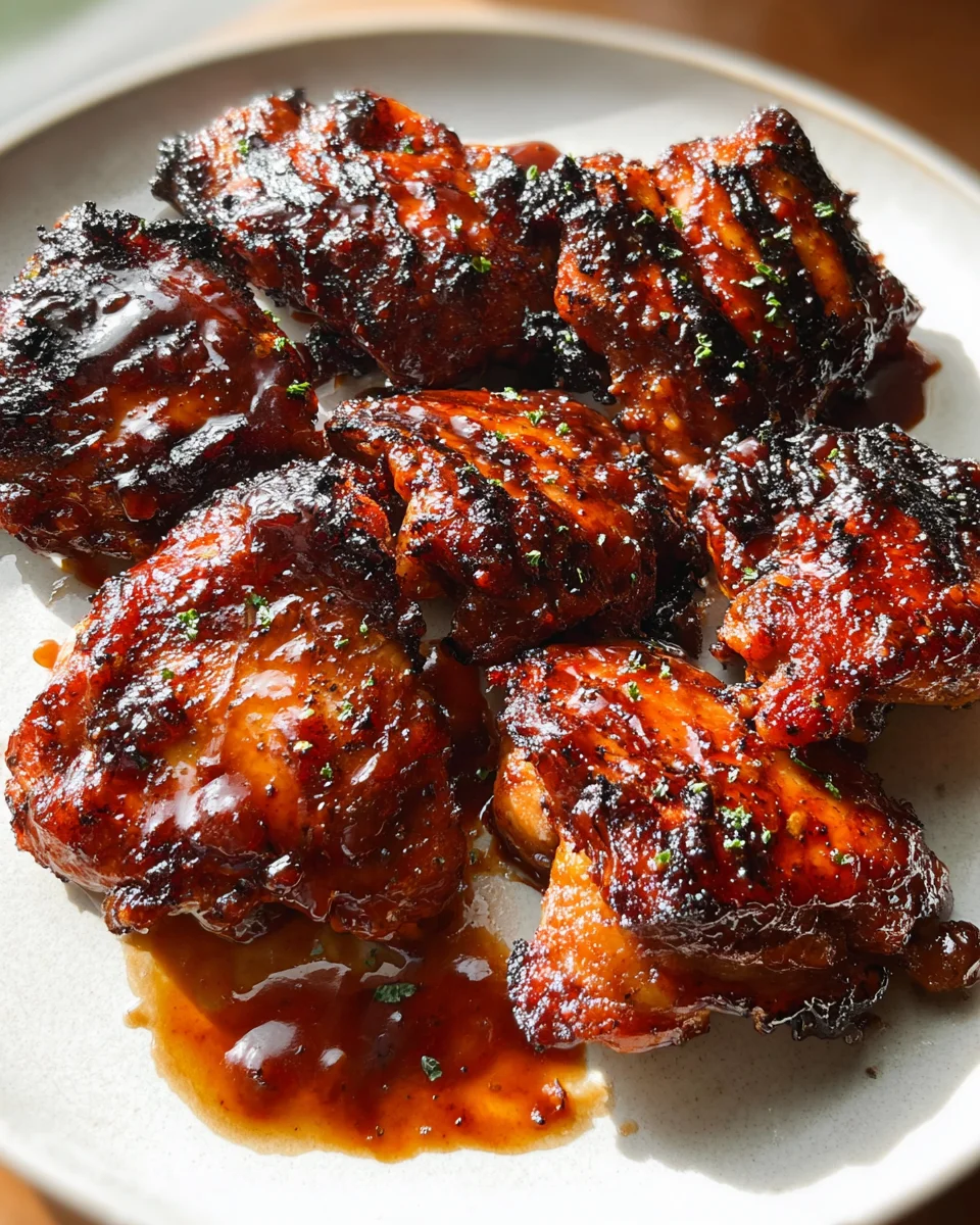 Caramelized BBQ Chicken Thighs in the Oven 20 Caramelized