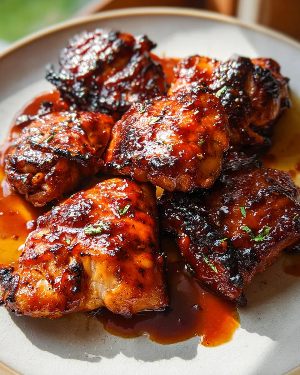 Caramelized BBQ Chicken Thighs in the Oven 21 Caramelized