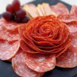 Charcuterie Board Meat Flowers