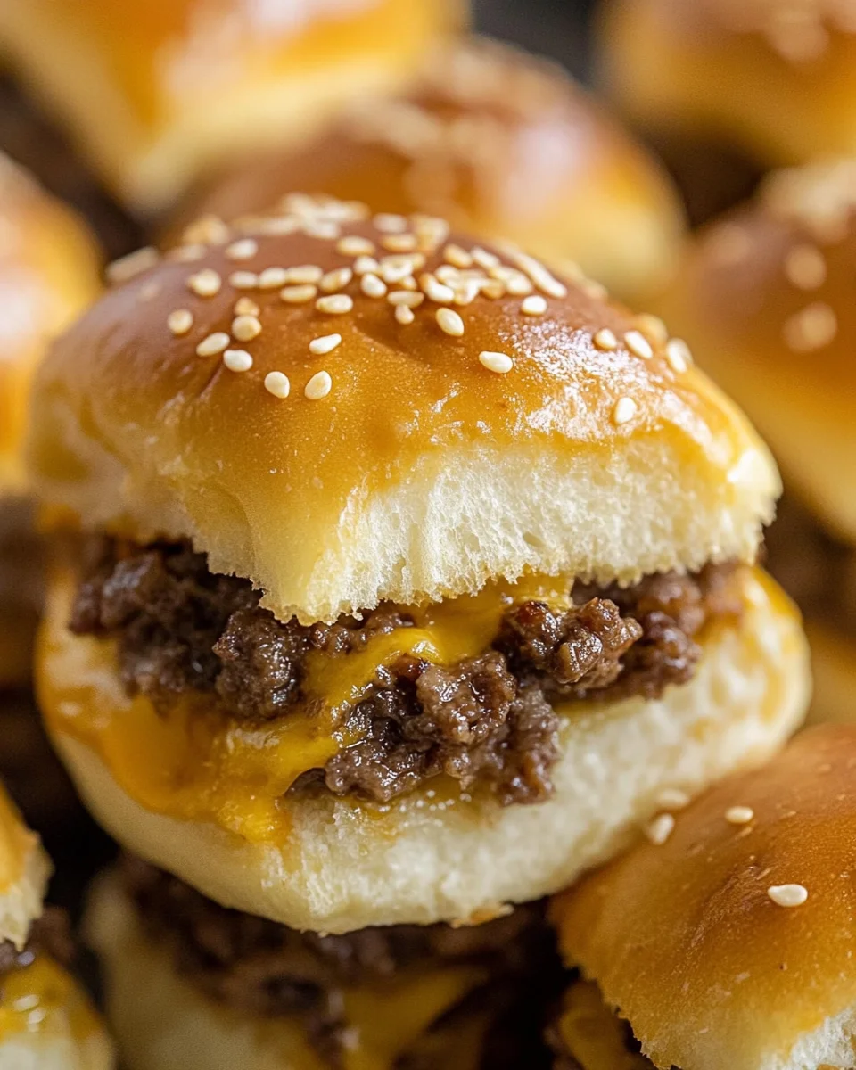Cheeseburger Sliders (Easy, 30-min Recipe) 16 Cheeseburger