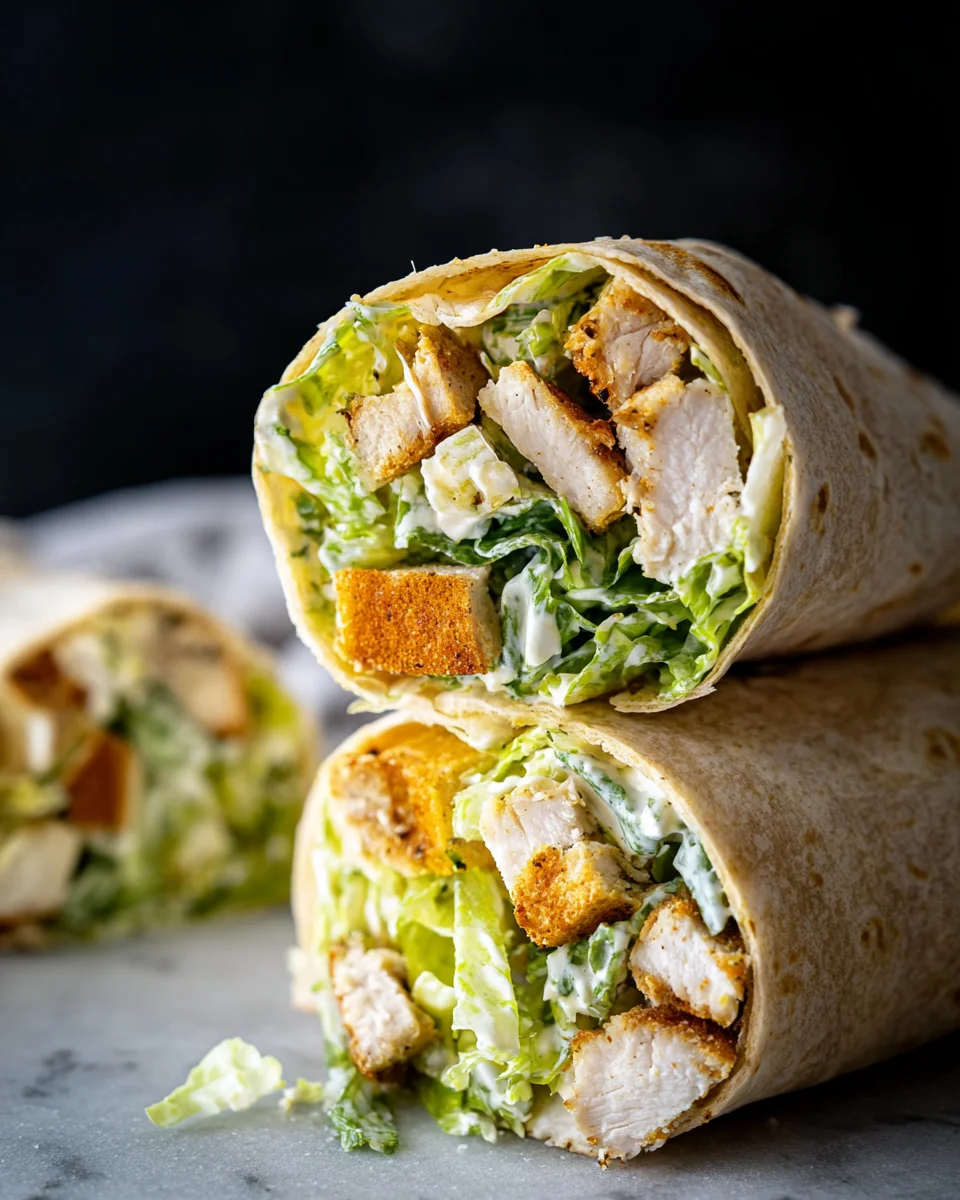 Chicken Caesar Wraps 32 Chicken Caesar Wraps