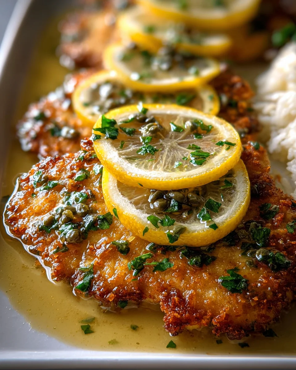 Chicken Piccata with Lemon Sauce