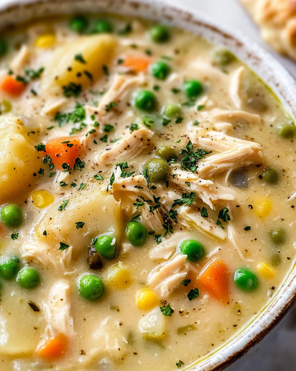 Chicken Pot Pie Soup Recipe